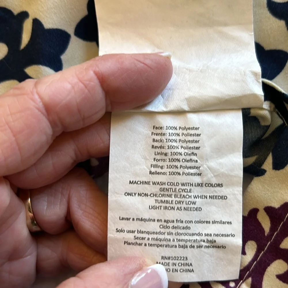 VCNY quilted standard shams (2)